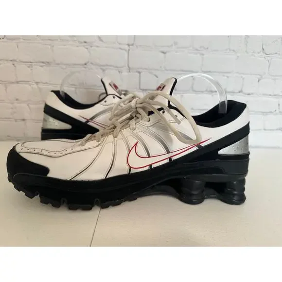 2008 Nike Shox Turbo VII White Black Men's size 11.5 Shoe Sneakers - Picture 7 of 12